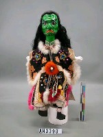 藏品(黑髮綠面人)的圖片